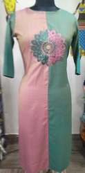 INDRANI Cotton Silk Embroidery Kurti