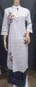 INDRANI  Embroidery white  Women Kurti Plazo Set thumb 1