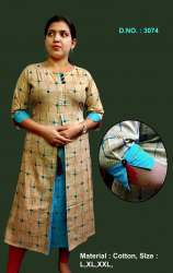 INDRANI Fancy Aline Women Printed Kurti