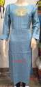 INDRANI Fancy Handwork Cotton Silk Women Kurti thumb 1