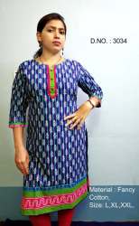INDRANI FASHION Cotton Kurti