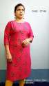 Printed Fancy Cotton Straight Ladies Kurti thumb 15