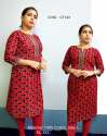 Printed Fancy Cotton Straight Ladies Kurti thumb 9