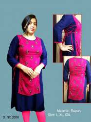 Rayon Fancy Kurti