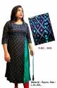 Rayon Straight Fancy Kurti thumb 2