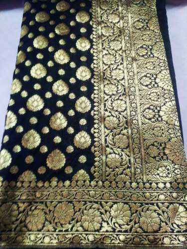 Katan silk banarasi saree by Banaras Tex