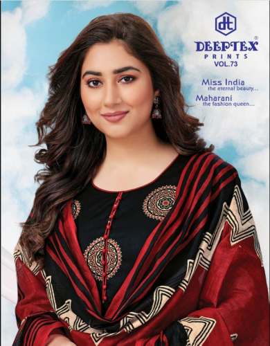 Deeptex Pure Printed Cotton Dress 