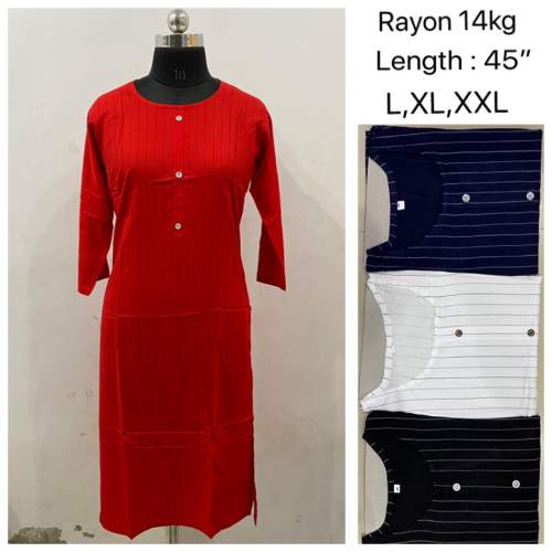 Fancy Rayon Kurti by mayank fashion