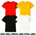 100% Premium Cotton Tshirts 