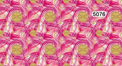 Pink Printed Cotton Nighty Fabric