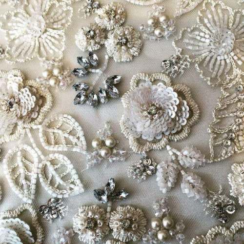 Beaded Hand Embroidery by Zopdeal India Embroidery Expot