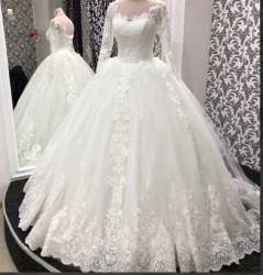 Christian White Wedding Gown 