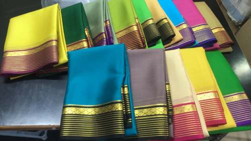 Pure Crepe Silk Saree Set by RIVIYA CREATION