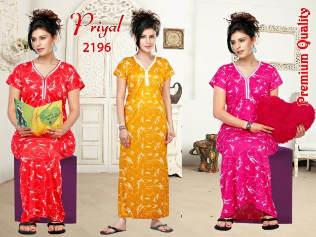 Svg Night Gown by V V Traders