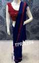 Designer Party Wear Ruffle Saree For Ladies thumb 4