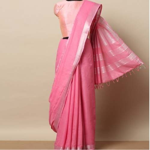 Exclusive Fancy Cotton Slub Saree by sudha silk handloom