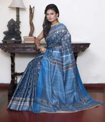 Fancy Designer Kantha Silk Saree For Ladies