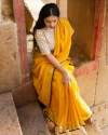 Fashionable Linen Silk Saree For Womens thumb 2