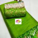 chanderi saree with two blouse thumb 10