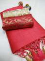 chanderi saree with two blouse thumb 9