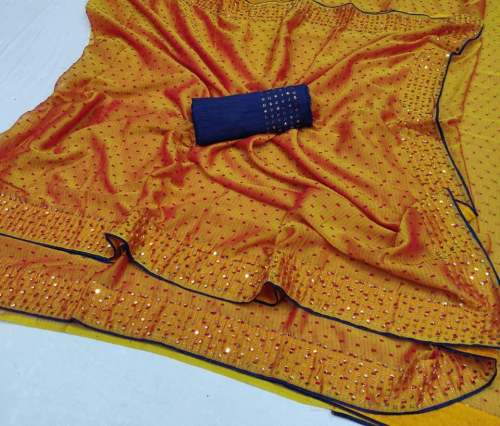 chiffon silk saree 