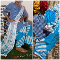 Fancy Embrodery Kurti&plazo patiyala Style