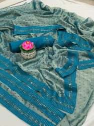 Fancy sarees with butti work 