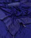 Silk saree with daimond work  thumb 3