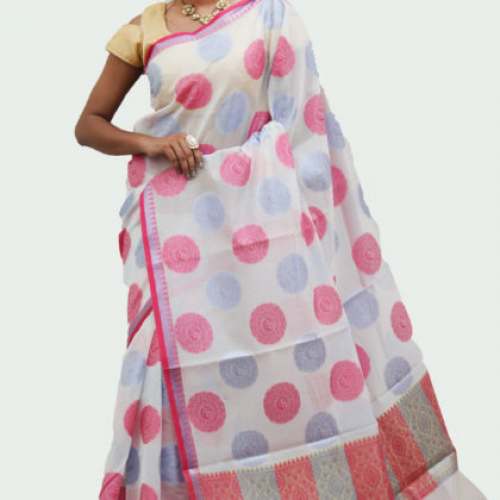 Casual wear Cotton Saree by Bansi s Banarasi