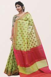 Designer Cotton Banarasi saree