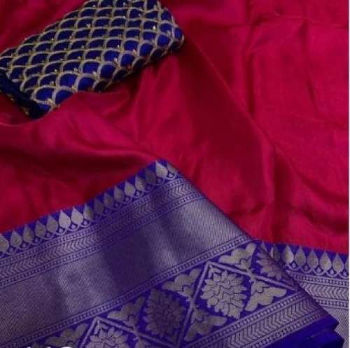 Buy Banarasi Jute Saree For Women by Deepanandan Tex