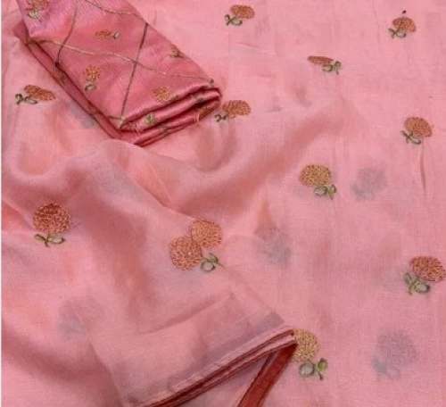 Buy Jute Embroidery Saree For Women