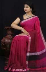 Buy Party Wear Plain Linen Silk Saree For Women