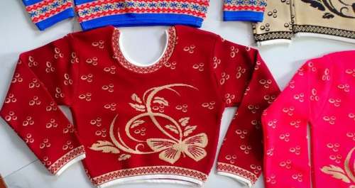 Woolen Blouse for Womens by Riya Knitting Center