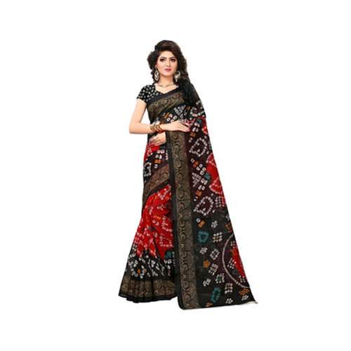 Casual Wear Bandhani Cotton Saree by Swathi Silks Sarees