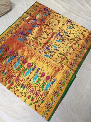 Designer Paithani silk saree  by Swathi Silks Sarees