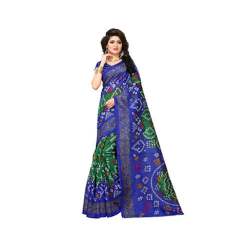 Regular wear Cotton Bandhani Saree