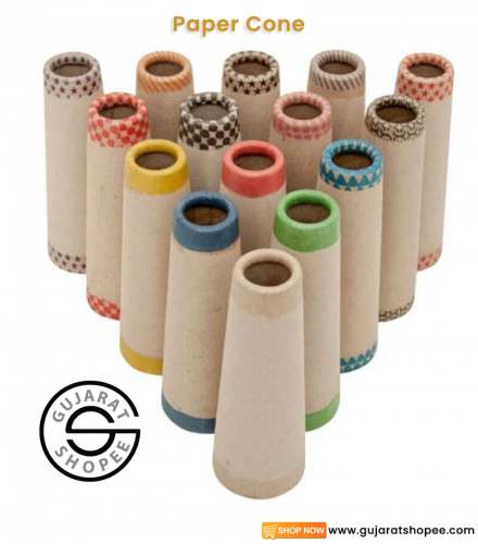 Textile Paper Cones by Gujarat Shopee