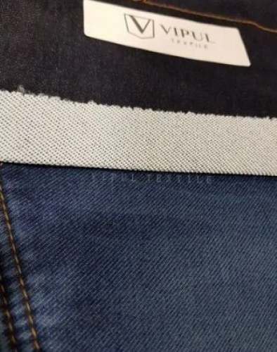 69 Inches Cotton Denim Lycra fabric by Vipul Textile