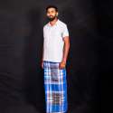 Modern checked lungi. thumb 1
