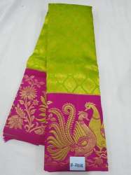 Designer Embroidered Pure Silk Saree