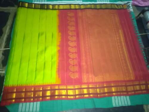 Fancy Gadwal Silk Saree For Ladies