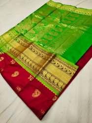 Party Wear Embroidered Silk Saree 