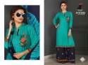 Embroidery Work Palazzo Kurti Set thumb 3