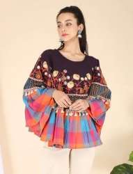 Women embroidery Ponchos