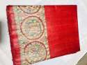 Amazing Pure Tussar Silk Madhubani Print Sarees thumb 5