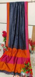 Elegant Linen By Linen Saree