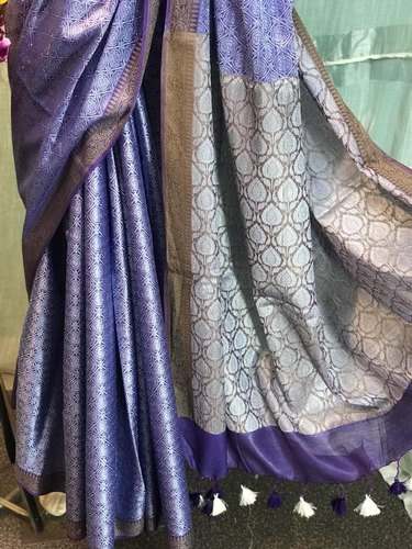 Handloom Banarasi Weaving Silk Saree by Miraal Textile Industries Pvt Ltd