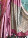 Handloom Banarasi Weaving Silk Saree thumb 1