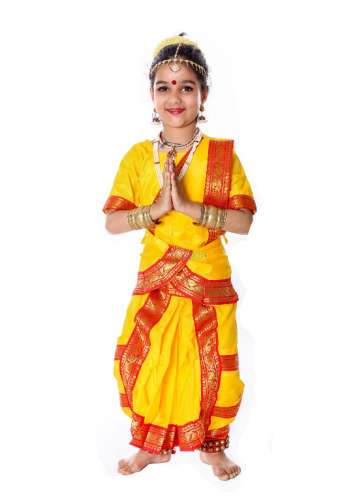 Bharatnatyam dance Dress by Sanskriti Fancy Dresses